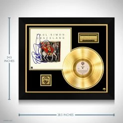 RARE-T Paul Simon Graceland Gold LP Limited Signature Edition Studio Licensed Custom Frame 15 RARE-T Paul Simon Graceland Gold LP Limited Signature Edition Studio Licensed Custom Frame