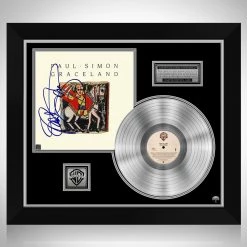RARE-T Paul Simon - Graceland Platinum LP Limited Signature Edition Studio Licensed Custom Frame Limited Edition Frames