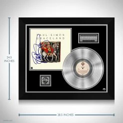 RARE-T Paul Simon - Graceland Platinum LP Limited Signature Edition Studio Licensed Custom Frame Limited Edition Frames 19 RARE-T Paul Simon - Graceland Platinum LP Limited Signature Edition Studio Licensed Custom Frame Limited Edition Frames