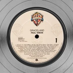 RARE-T Paul Simon - Graceland Platinum LP Limited Signature Edition Studio Licensed Custom Frame Limited Edition Frames 12 RARE-T Paul Simon - Graceland Platinum LP Limited Signature Edition Studio Licensed Custom Frame Limited Edition Frames