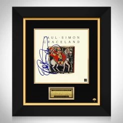 RARE-T Paul Simon Graceland LP Cover Limited Signature Edition Studio Licensed Custom Frame Limited Edition Frames