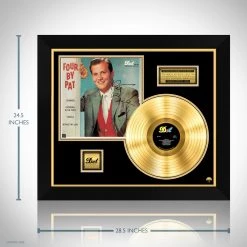 RARE-T Limited Edition Frames Pat Boone - Four By Pat Gold LP Limited Signature Edition Studio Licensed Custom Frame 12 RARE-T Limited Edition Frames Pat Boone - Four By Pat Gold LP Limited Signature Edition Studio Licensed Custom Frame