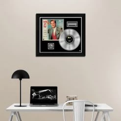 RARE-T Limited Edition Frames Pat Boone - Four By Pat Platinum LP Limited Signature Edition Studio Licensed Custom Frame