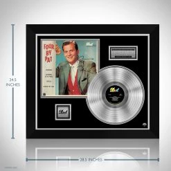 RARE-T Limited Edition Frames Pat Boone - Four By Pat Platinum LP Limited Signature Edition Studio Licensed Custom Frame 12 RARE-T Limited Edition Frames Pat Boone - Four By Pat Platinum LP Limited Signature Edition Studio Licensed Custom Frame
