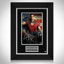 RARE-T The Suicide Squad - Peacemaker Promotional Photo Limited Signature Edition Studio Licensed Custom Frame Limited Edition Frames