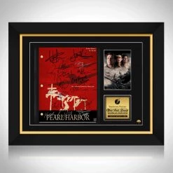 RARE-T Pearl Harbor Script Limited Signature Edition Studio Licensed Custom Frame Limited Edition Frames