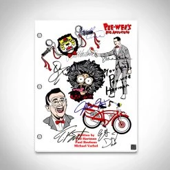 RARE-T Pee-Wee's Big Adventure Transcript Limited Signature Edition Studio Licensed Custom Frame Limited Edition Frames