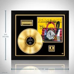 RARE-T Limited Edition Frames Pennywise - About Time Gold LP Limited Signature Edition Studio Licensed Custom Frame 12 RARE-T Limited Edition Frames Pennywise - About Time Gold LP Limited Signature Edition Studio Licensed Custom Frame