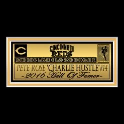 RARE-T Limited Edition Frames Cincinnati Reds - Pete Rose Photo Limited Signature Edition Studio Licensed Custom Frame