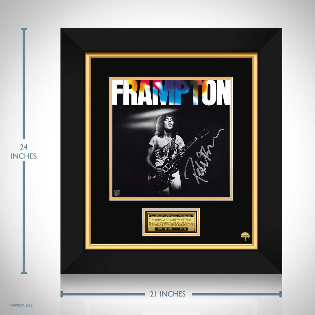 RARE-T Peter Frampton - Self-Titled LP Cover Limited Signature Edition Studio Licensed Custom Frame 3 RARE-T Peter Frampton - Self-Titled LP Cover Limited Signature Edition Studio Licensed Custom Frame