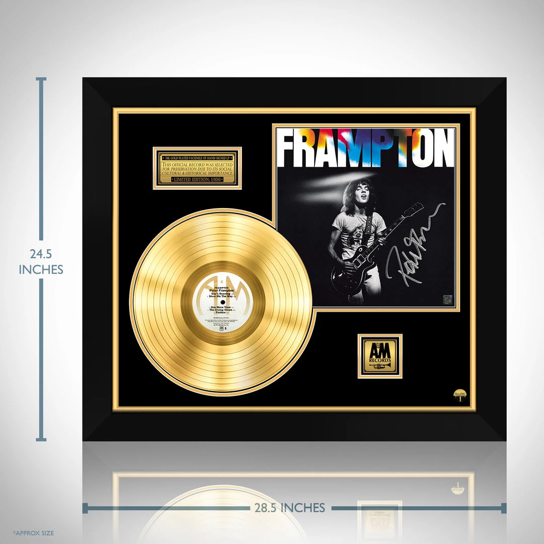 RARE-T Limited Edition Frames Peter Frampton - Self-Titled Gold LP Limited Signature Edition Studio Licensed Custom Frame 3 RARE-T Limited Edition Frames Peter Frampton - Self-Titled Gold LP Limited Signature Edition Studio Licensed Custom Frame