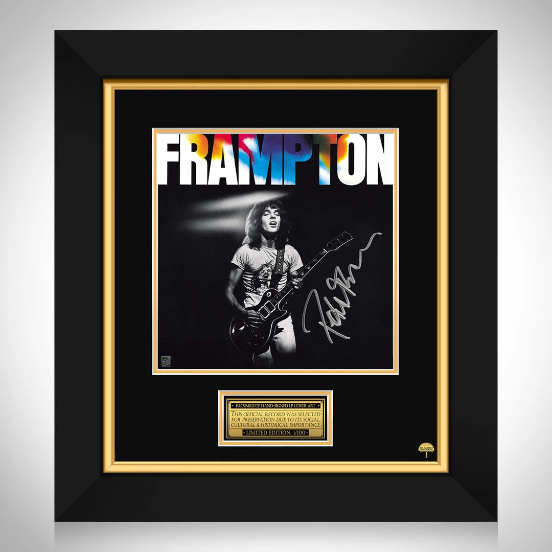 RARE-T Peter Frampton - Self-Titled LP Cover Limited Signature Edition Studio Licensed Custom Frame 1 RARE-T Peter Frampton - Self-Titled LP Cover Limited Signature Edition Studio Licensed Custom Frame