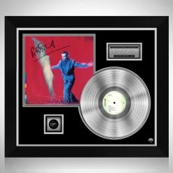 RARE-T Peter Gabriel - Us Platinum LP Limited Signature Edition Studio Licensed Custom Frame Limited Edition Frames