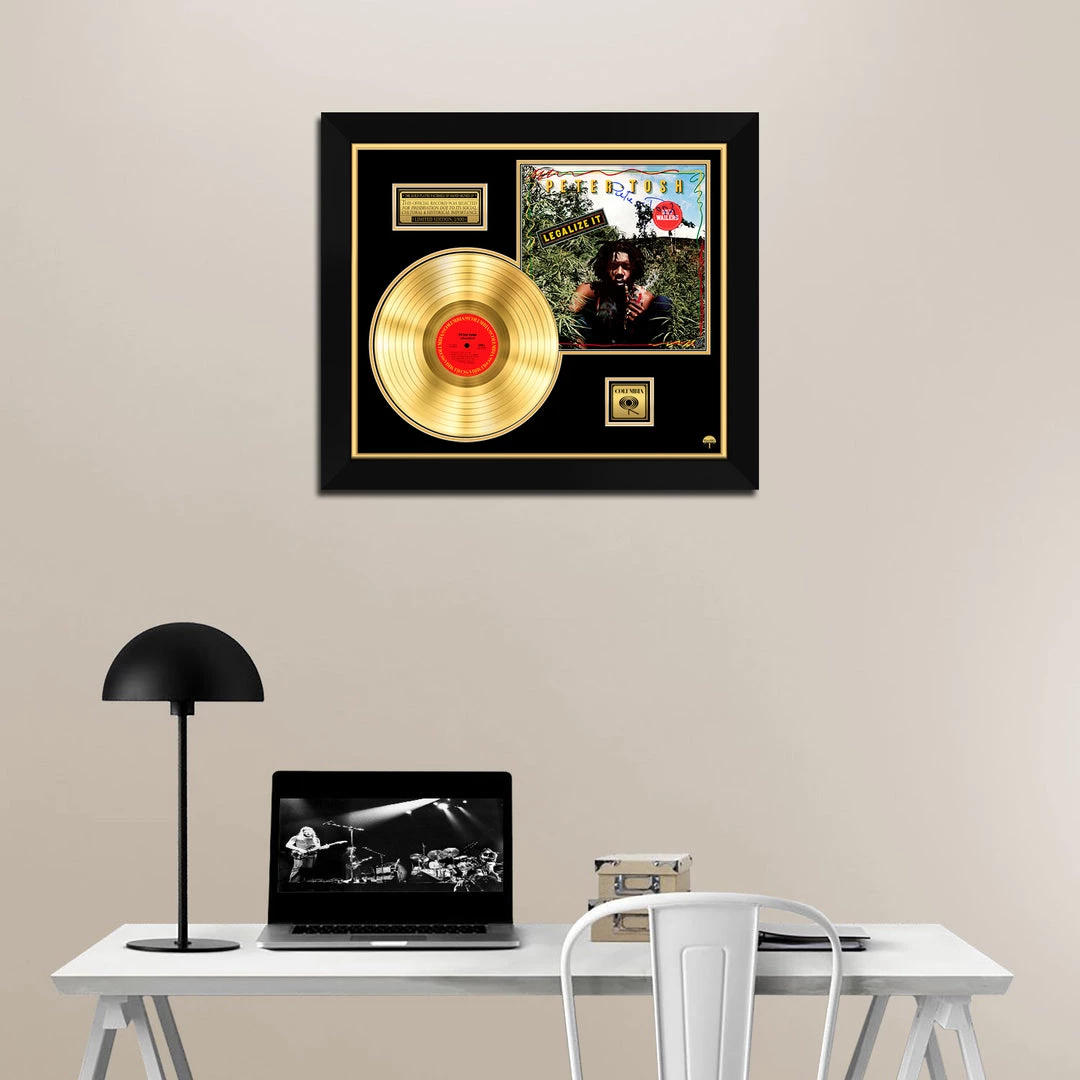 RARE-T Peter Tosh - Legalize It Gold LP Limited Signature Edition Studio Licensed Custom Frame Limited Edition Frames 2 RARE-T Peter Tosh - Legalize It Gold LP Limited Signature Edition Studio Licensed Custom Frame Limited Edition Frames