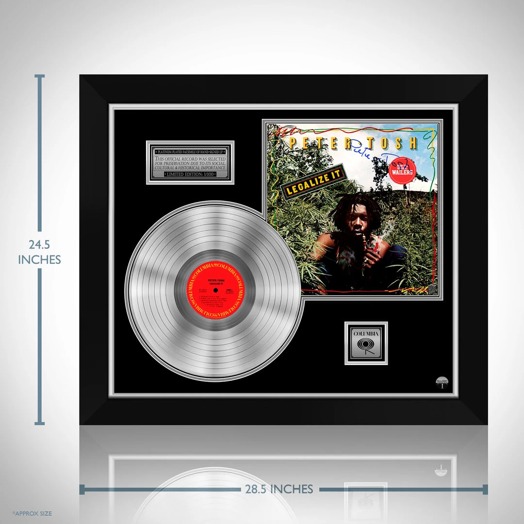 RARE-T Peter Tosh - Legalize It Platinum LP Limited Signature Edition Studio Licensed Custom Frame 3 RARE-T Peter Tosh - Legalize It Platinum LP Limited Signature Edition Studio Licensed Custom Frame