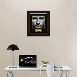 RARE-T Phil Collins - Face Value LP Cover Limited Signature Edition Studio Licensed Custom Frame