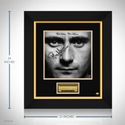 RARE-T Phil Collins - Face Value LP Cover Limited Signature Edition Studio Licensed Custom Frame