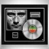 RARE-T Phil Collins Face Value Platinum LP Limited Signature Edition Studio Licensed Custom Frame Limited Edition Frames