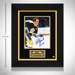 RARE-T Sports Memorabilia Boston Bruins - Phil Esposito Photo Limited Signature Edition Studio Licensed Custom Frame