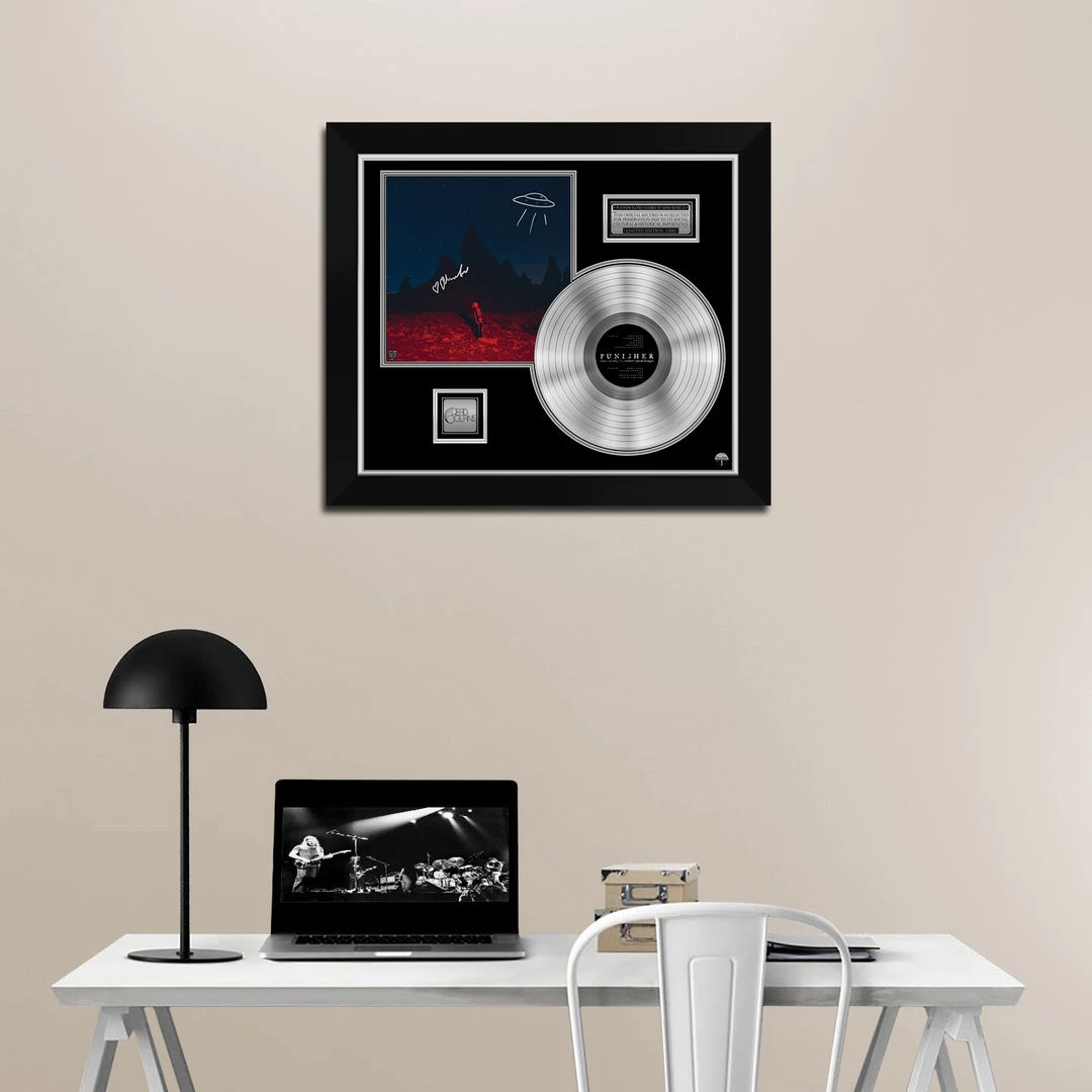 RARE-T Phoebe Bridgers - Punisher Platinum LP Limited Signature Edition Studio Licensed Custom Frame Limited Edition Frames 2 RARE-T Phoebe Bridgers - Punisher Platinum LP Limited Signature Edition Studio Licensed Custom Frame Limited Edition Frames