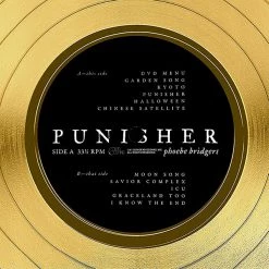 RARE-T Limited Edition Frames Phoebe Bridgers - Punisher Gold LP Limited Signature Edition Studio Licensed Custom Frame