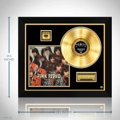 Rare-T Pink Floyd - Piper At The Gates Of Dawn Gold LP Limited Signature Edition Studio Licensed Custom Frame