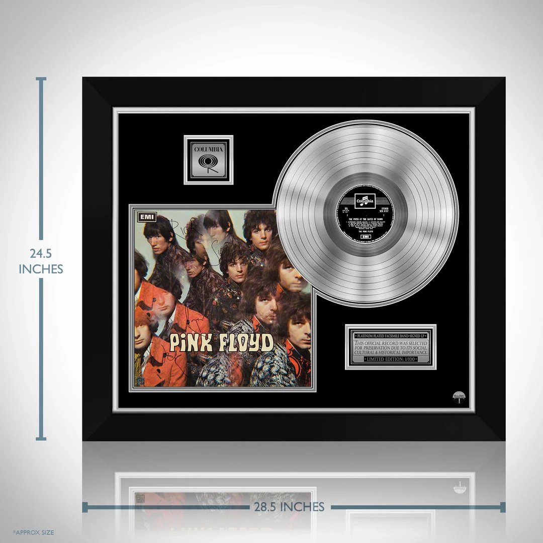 Rare-T Pink Floyd - Piper At The Gates Of Dawn Platinum LP Limited Signature Edition Studio Licensed Custom Frame 3 Rare-T Pink Floyd - Piper At The Gates Of Dawn Platinum LP Limited Signature Edition Studio Licensed Custom Frame