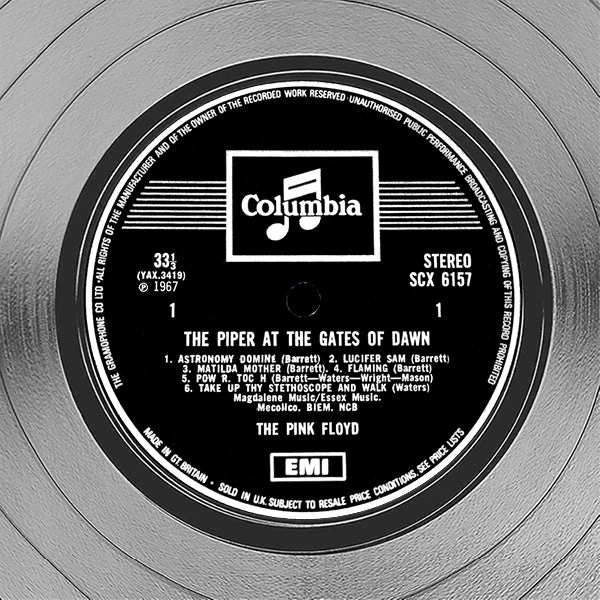 Rare-T Pink Floyd - Piper At The Gates Of Dawn Platinum LP Limited Signature Edition Studio Licensed Custom Frame 6 Rare-T Pink Floyd - Piper At The Gates Of Dawn Platinum LP Limited Signature Edition Studio Licensed Custom Frame