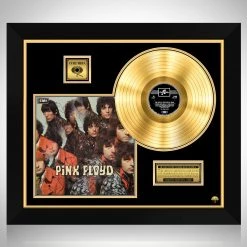 Rare-T Pink Floyd - Piper At The Gates Of Dawn Gold LP Limited Signature Edition Studio Licensed Custom Frame