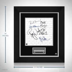 RARE-T Pink Floyd The Wall LP Cover Limited Signature Edition Studio Licensed Custom Frame Limited Edition Frames