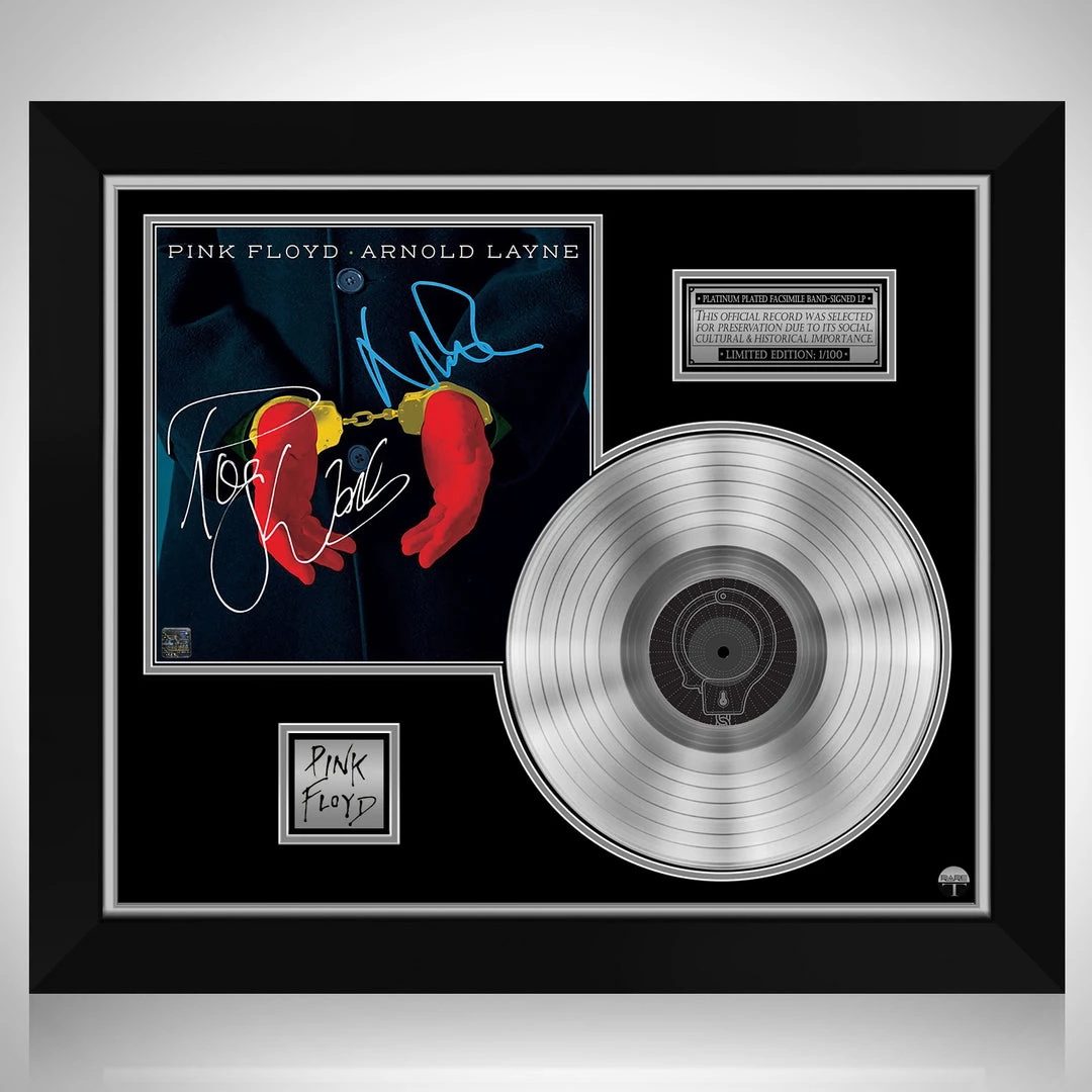 RARE-T Pink Floyd - Arnold Layne Platinum LP Limited Signature Edition Studio Licensed Custom Frame 1 RARE-T Pink Floyd - Arnold Layne Platinum LP Limited Signature Edition Studio Licensed Custom Frame