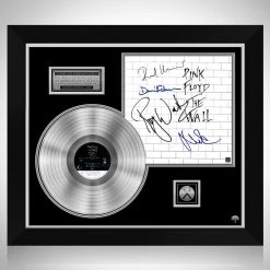 RARE-T Pink Floyd - The Wall Platinum LP Limited Signature Edition Studio Licensed Custom Frame Limited Edition Frames