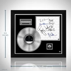 RARE-T Pink Floyd - The Wall Platinum LP Limited Signature Edition Studio Licensed Custom Frame Limited Edition Frames 14 RARE-T Pink Floyd - The Wall Platinum LP Limited Signature Edition Studio Licensed Custom Frame Limited Edition Frames