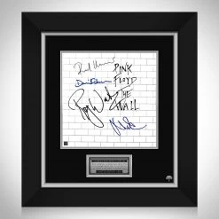 RARE-T Pink Floyd The Wall LP Cover Limited Signature Edition Studio Licensed Custom Frame Limited Edition Frames