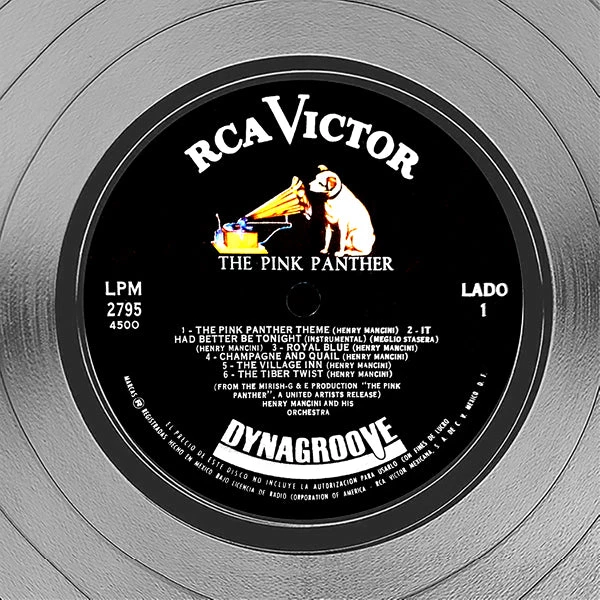 RARE-T Pink Panther - Original Soundtrack Platinum LP Limited Signature Edition Studio Licensed Custom Frame 7 RARE-T Pink Panther - Original Soundtrack Platinum LP Limited Signature Edition Studio Licensed Custom Frame