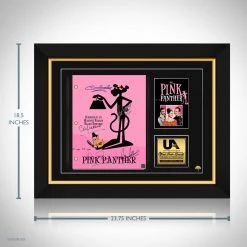 RARE-T Limited Edition Frames Pink Panther 1963 Transcript Limited Signature Edition Studio Licensed Custom Frame