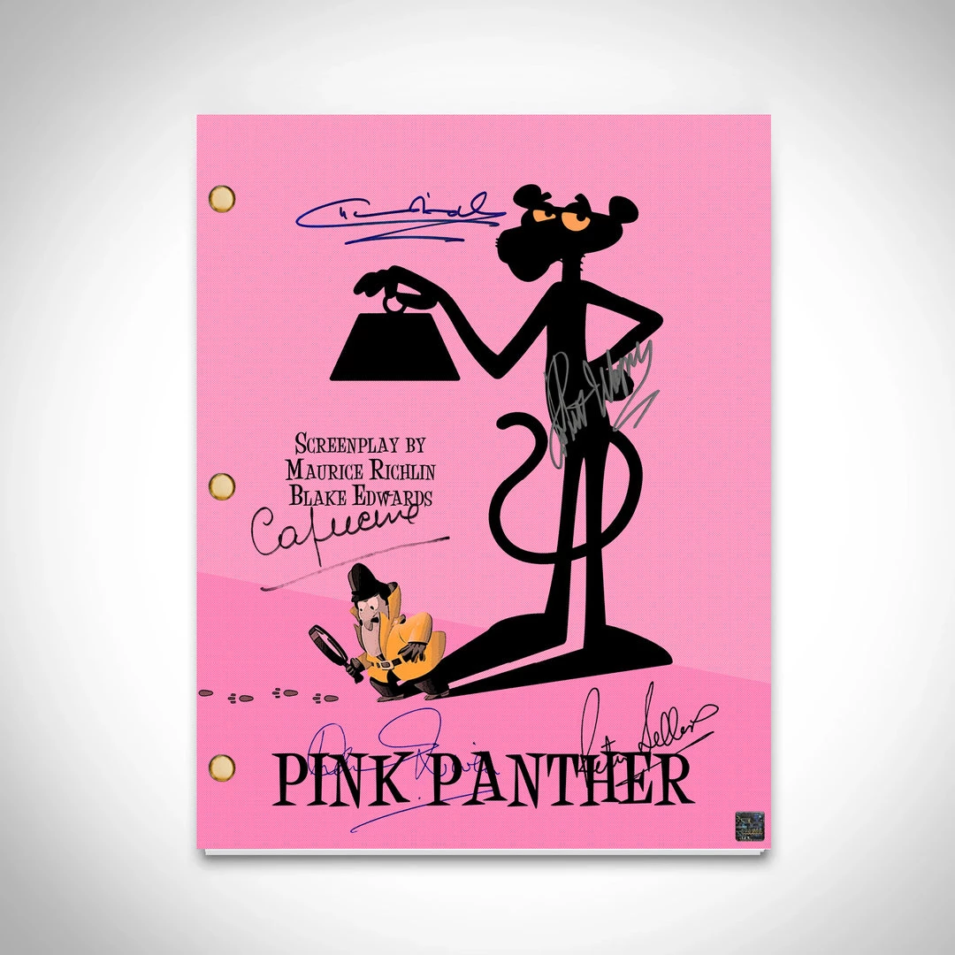 RARE-T Limited Edition Frames Pink Panther 1963 Transcript Limited Signature Edition Studio Licensed Custom Frame 4 RARE-T Limited Edition Frames Pink Panther 1963 Transcript Limited Signature Edition Studio Licensed Custom Frame