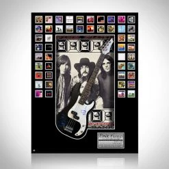 PPC Signed Memorabilia Pink Floyd PSA/DNA Certified Hand-Signed Bass Guitar By Roger Waters & Nick Mason Custom Frame