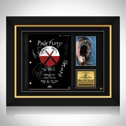 RARE-T Pink Floyd The Wall Script Limited Signature Edition Studio Licensed Custom Frame