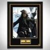 PPC Signed Memorabilia Pirates Of The Caribbean - Psa/Dna Certified Captain Jack Sparrow Mini Poster Hand-Signed By Johnny Depp Custom Frame
