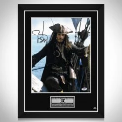 PPC Signed Memorabilia Pirates Of The Caribbean - Psa/Dna Certified Captain Jack Sparrow Mini Poster Hand-Signed By Johnny Depp Custom Frame 19 PPC Signed Memorabilia Pirates Of The Caribbean - Psa/Dna Certified Captain Jack Sparrow Mini Poster Hand-Signed By Johnny Depp Custom Frame