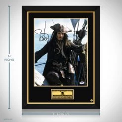 PPC Signed Memorabilia Pirates Of The Caribbean - Psa/Dna Certified Captain Jack Sparrow Mini Poster Hand-Signed By Johnny Depp Custom Frame 12 PPC Signed Memorabilia Pirates Of The Caribbean - Psa/Dna Certified Captain Jack Sparrow Mini Poster Hand-Signed By Johnny Depp Custom Frame