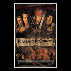 RARE-T Limited Edition Frames Pirates Of The Caribbean Movie Script Limited Signature Edition Studio Licensed Custom Frame