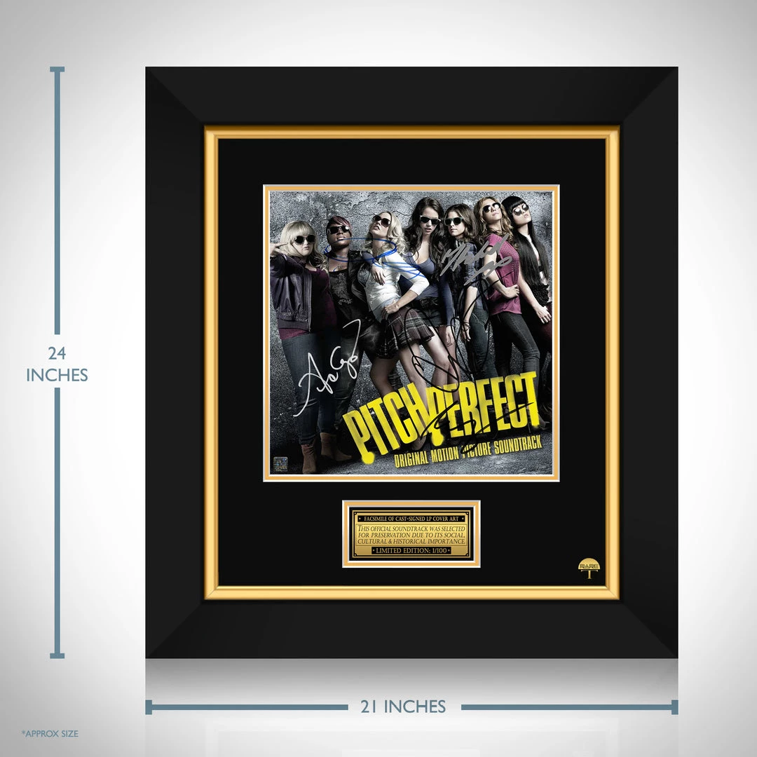 RARE-T Pitch Perfect - Soundtrack LP Cover Limited Signature Edition Studio Licensed Custom Frame Limited Edition Frames 3 RARE-T Pitch Perfect - Soundtrack LP Cover Limited Signature Edition Studio Licensed Custom Frame Limited Edition Frames