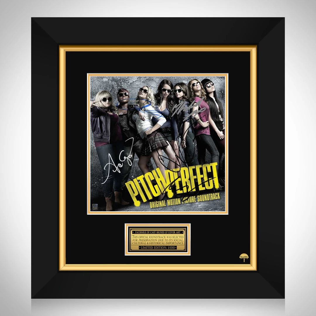 RARE-T Pitch Perfect - Soundtrack LP Cover Limited Signature Edition Studio Licensed Custom Frame Limited Edition Frames 1 RARE-T Pitch Perfect - Soundtrack LP Cover Limited Signature Edition Studio Licensed Custom Frame Limited Edition Frames