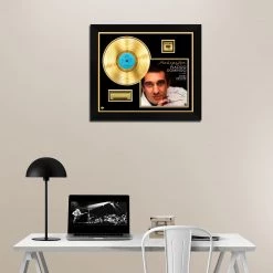 RARE-T Plácido Domingo With John Denver - Perhaps Love Gold LP Limited Signature Edition Studio Licensed Custom Frame