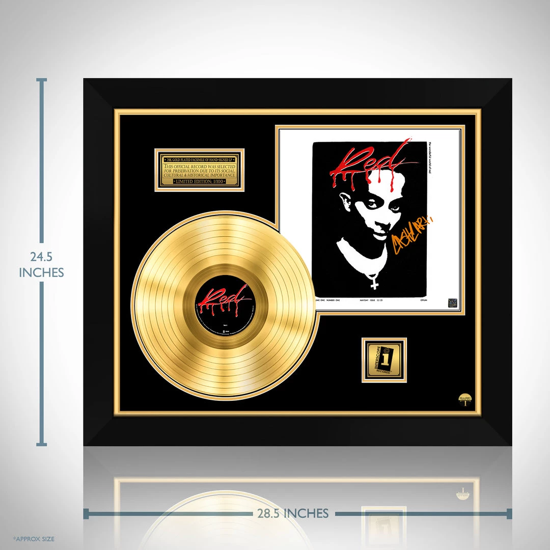 RARE-T Playboi Carti - Whole Lotta Red Gold LP Limited Signature Edition Studio Licensed Custom Frame 3 RARE-T Playboi Carti - Whole Lotta Red Gold LP Limited Signature Edition Studio Licensed Custom Frame