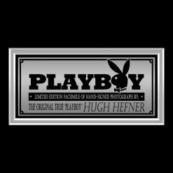 RARE-T Hugh Hefner Playboy Plane Photo Limited Signature Edition Licensed Custom Frame 13 RARE-T Hugh Hefner Playboy Plane Photo Limited Signature Edition Licensed Custom Frame