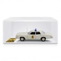 Toy Wonders Smokey & The Bandit - Limited Edition Metal Die-Cast 1975 Plymouth Fury Mississippi Highway Patrol - Custom Museum Display