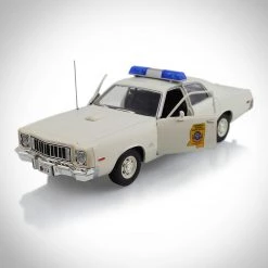 Toy Wonders Smokey & The Bandit - Limited Edition Metal Die-Cast 1975 Plymouth Fury Mississippi Highway Patrol - Custom Museum Display